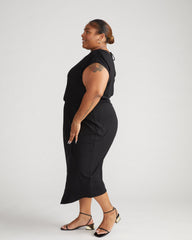 Havana Divine Jersey Dress - Black