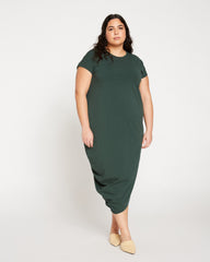 Iconic Geneva Dress - Forest Green