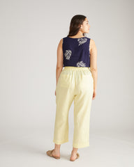Iris Linen Blend Easy Pull-On Pants - Twinkle