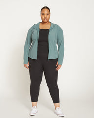 Next-to-Naked Cropped Pocket Legging - Black