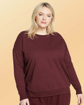 Lauren Classic Sweatshirt - Black Cherry