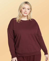 Lauren Classic Sweatshirt - Black Cherry