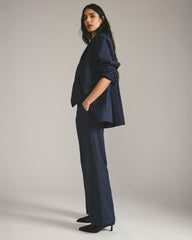 Nova Denim Look Pants - Dark Indigo