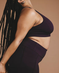 Next-to-Naked Racerback Sports Bra - Purple Jewel