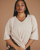 Lotus Sweater - Dove Wing
