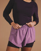 Rebel Active Shorts - Purple/Purple Jewel