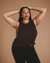 Mia Movement Tank - Deep Brown