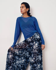 Thames Mesh Pants - Tumbling Bouquet Print