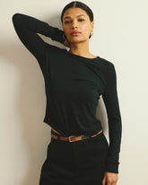 Long Sleeve Tee Rex - Black