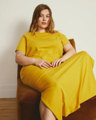 Maxi T-Shirt Dress - Goldenrod