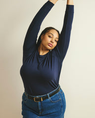 Long Sleeve Tee Rex - Midnight