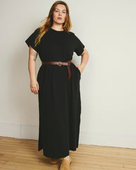 Maxi T-Shirt Dress - Black