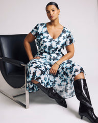 Seville Chiffon Dress - Primrose Hill Print