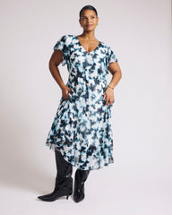Seville Chiffon Dress - Primrose Hill Print