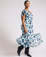 Seville Chiffon Dress - Primrose Hill Print