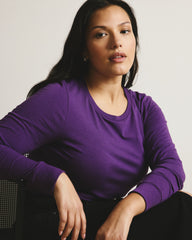 Long Sleeve Tee Rex - Grape