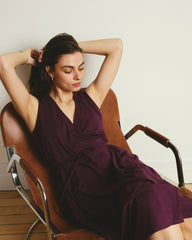Tiered Twirl Wrap Dress - Gamay