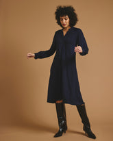 Gramercy Liquid Jersey Dress - Midnight