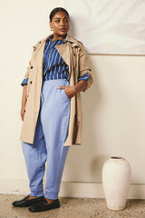 Selma French Terry Jogger - Graceful Blue