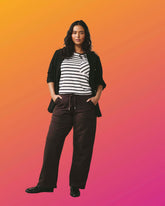 Straight Leg French Terry Sweatpants - Deep Brown
