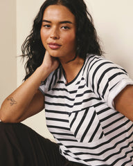 Light-As-Air Boy Tee - Zen Stripe