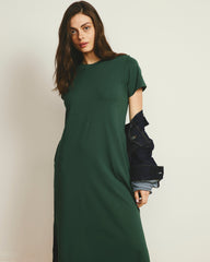 Maxi T-Shirt Dress - Conifer