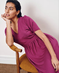 Ravello Liquid Jersey Dress - Rothko Purple