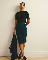 Danube Jersey Skirt - Deep Sea