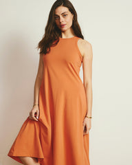 Sardinia Tank Dress - Italian Orange