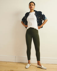 Roya Cropped Leggings 23 Inch - Nori