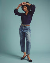 Moore Liquid Jersey Blouse - Midnight