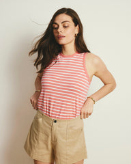 Coastal Linen Blend Shorts - Danish Coffee
