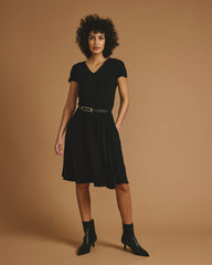 Minetta Liquid Jersey Dress - Black