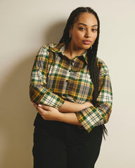 Henning x US Madison Shirt - Brown Plaid