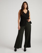 The Tailored Ponte Vest - Black
