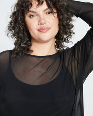 Thames Fog Dress - Black