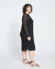 Thames Fog Dress - Black