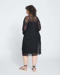 Thames Fog Dress - Black