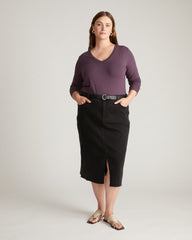 Long Sleeve V Rex - Faded Plum