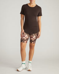 Mia Movement Tee - Deep Brown