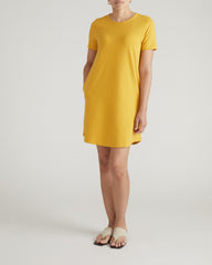 Halie T-Shirt Dress - Goldenrod
