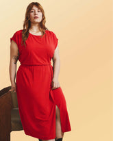 Havana Divine Jersey Dress - Lipstick