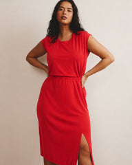 Havana Divine Jersey Dress - Lipstick