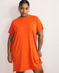 Garcon Tee Dress - Poppy