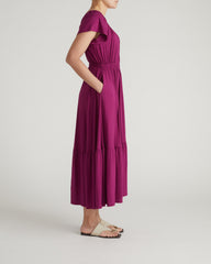 Kahlo Liquid Jersey Dress - Rothko Purple