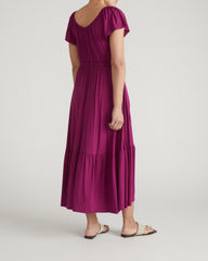 Kahlo Liquid Jersey Dress - Rothko Purple