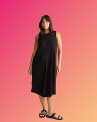 Pearl Divine Jersey Dress - Black