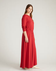 Isadora Wide Leg Lounge Pants - Raspberry