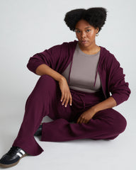 Knitted Mila Pants - Acai