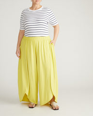 Rey Divine Jersey Pull-On Pants - Pomelo